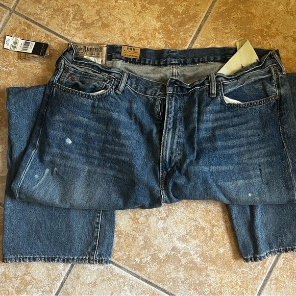 Net Men’s Polo Ralph Lauren denim jeans size 40x30 classic - Picture 2 of 4